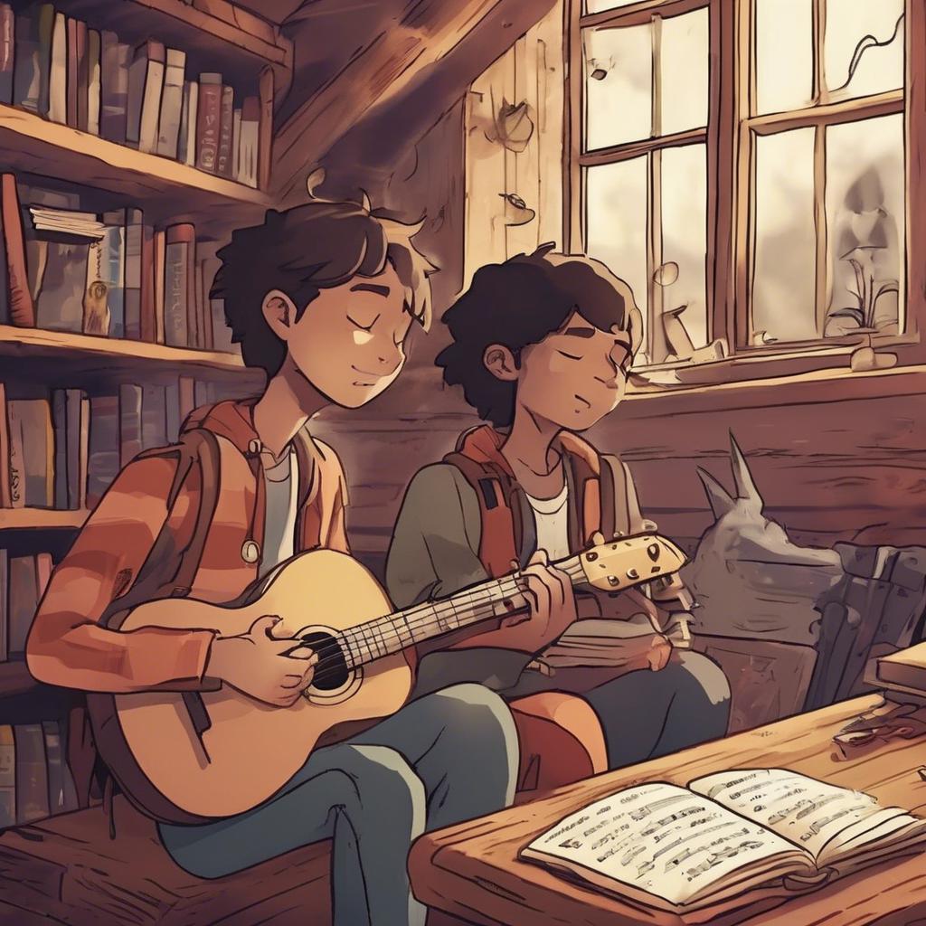 Student recording song